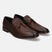 A brown Men's bugatti  Tassel Loafers featuring a pointed toe plain toe, stacked heel. Made from premium genuine leather with a durable leather outsole, this slip-on design offers both style and comfort.
