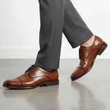 bugatti Mansueto Flex Cognac  Premium Leather Comfort Derby Formal shoes