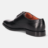 bugatti Black Premium Leather Derby Shoes