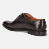 bugatti Dark Grey Premium Leather Formal Oxford Shoes