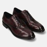 Bugatti Liverta Bordo Premium Leather Comfort Oxford Formal Shoes