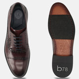 Bugatti Liverta Bordo Premium Leather Comfort Oxford Formal Shoes