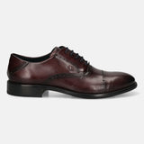 Bugatti Liverta Bordo Premium Leather Comfort Oxford Formal Shoes