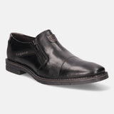 Merlo Revo Black Leather Loafers