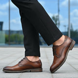 bugatti Laziano Comfort cognac  Premium Leather Comfort Derby Formal shoes