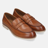 bugatti Kadmos Cognac  Premium Leather Comfort Penny Loafers