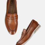 bugatti Kadmos Cognac  Premium Leather Comfort Penny Loafers