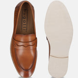bugatti Kadmos Cognac  Premium Leather Comfort Penny Loafers
