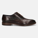 Bugatti Mamadou Dark Brown Premium Leather Comfort Oxford Formal Shoes
