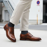 bugatti Mamadou Cognac  Premium Leather Comfort Oxford Formal shoes