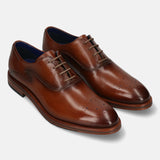 bugatti Mamadou Cognac  Premium Leather Comfort Oxford Formal shoes