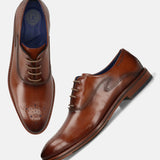 bugatti Mamadou Cognac  Premium Leather Comfort Oxford Formal shoes
