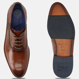 bugatti Mamadou Cognac  Premium Leather Comfort Oxford Formal shoes