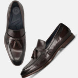 Bugatti Rico Dark Brown Premium Leather Comfort Slip-On Formal