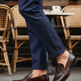 Bugatti Rico Bordo Premium Leather Comfort Slip-On Formal