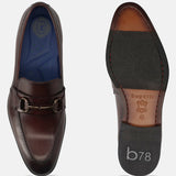 Bugatti Rico Bordo Premium Leather Comfort Slip-On Formal