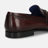 Bugatti Rico Bordo Premium Leather Comfort Slip-On Formal