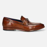 Bugatti Rico Cognac Premium Leather Comfort Slip-On Formal
