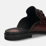 Bugatti Rico Bordo Premium Leather Comfort Mules Slip-On Formal