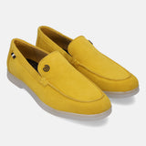 Bugatti Sandiago Yellow Premium Leather Comfort Slip-On Casual