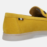 Bugatti Sandiago Yellow Premium Leather Comfort Slip-On Casual