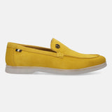 Bugatti Sandiago Yellow Premium Leather Comfort Slip-On Casual