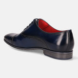 Matina Blue Leather Formal Oxford Shoes