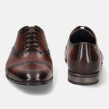 Matina Mid-Brown Leather Formal Oxford Shoes