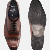 Matina Mid-Brown Leather Formal Oxford Shoes