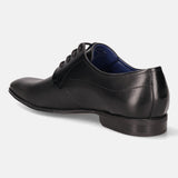 Matina Black Leather Formal Derby Shoes