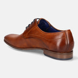 Matina Cognac Leather Formal Derby Shoes