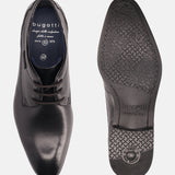 Margo Black Leather Formal Derby Shoes