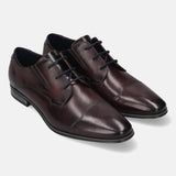 Bugatti Margo Bordo Premium Leather Comfort Derby Formal Shoes