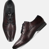 Bugatti Margo Bordo Premium Leather Comfort Derby Formal Shoes