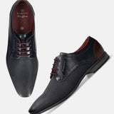 Bugatti Margo Dark Blue Premium Leather Comfort Derby Formal Shoes