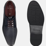 Bugatti Margo Dark Blue Premium Leather Comfort Derby Formal Shoes