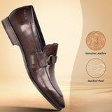 bugatti Margo Brown  Premium Leather Comfort Slip-Ons Formal