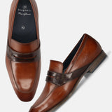 Bugatti Margo Cognac Premium Leather Comfort Slip-On Formal