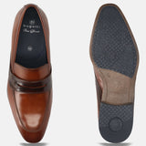 Bugatti Margo Cognac Premium Leather Comfort Slip-On Formal