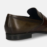 Bugatti Margo Dark Green Premium Leather Comfort Slip-On Formal