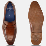 Bugatti Margo Cognac Premium Leather Comfort Slip-On Formal