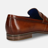 Bugatti Margo Cognac Premium Leather Comfort Slip-On Formal