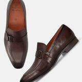 Bugatti Margo Dark Brown Premium Leather Comfort Slip-On Formal