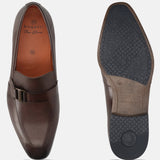 Bugatti Margo Dark Brown Premium Leather Comfort Slip-On Formal