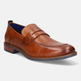 bugatti Cognac Premium Leather Loafers