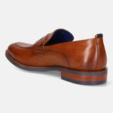 bugatti Cognac Premium Leather Loafers