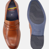 bugatti Cognac Premium Leather Loafers