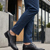 bugatti Sula Black  Premium Leather Comfort Derby Formal shoes