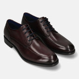 Bugatti Sula Bordo Premium Leather Comfort Derby Formal Shoes