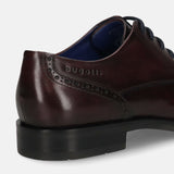 Bugatti Sula Bordo Premium Leather Comfort Derby Formal Shoes